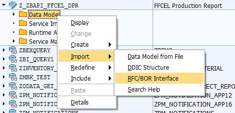 Data Model Folder